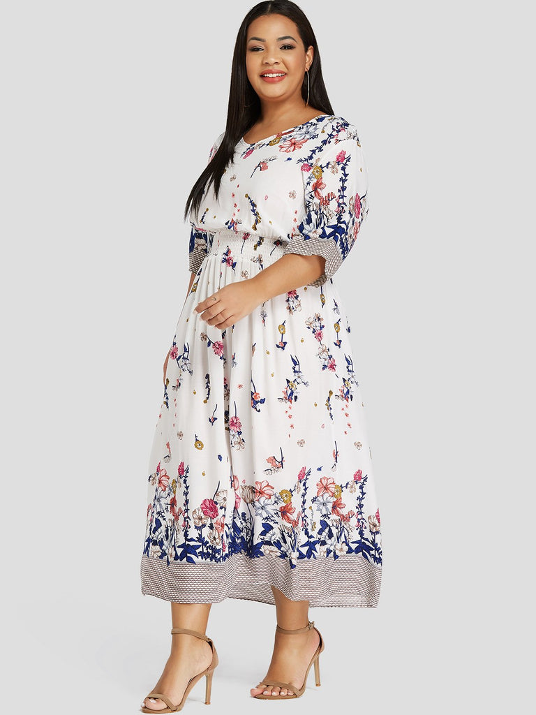 Womens White Plus Size Dresses