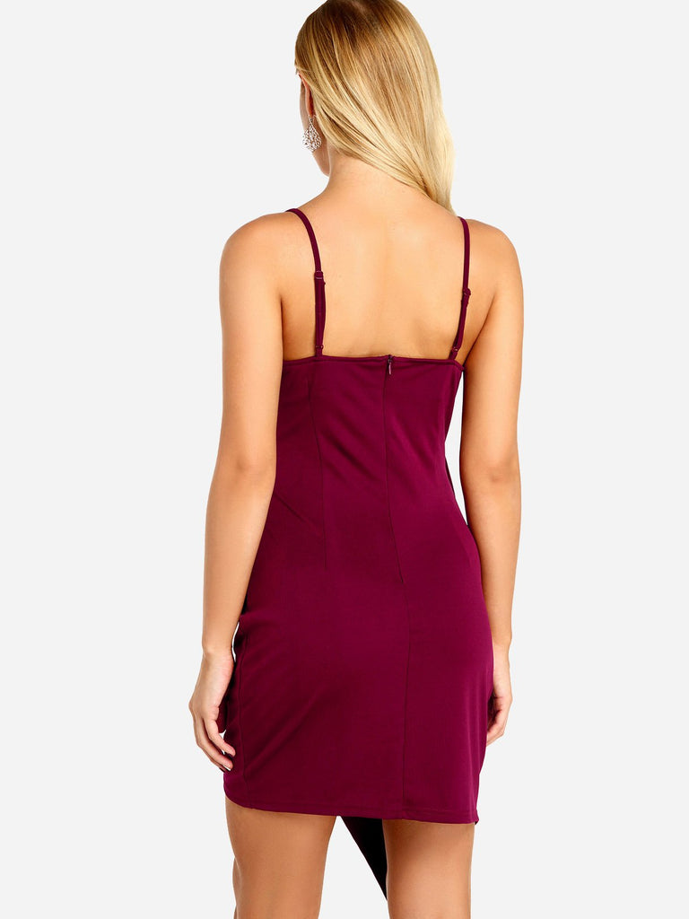 Ladies Deep V Neck Sexy Dresses