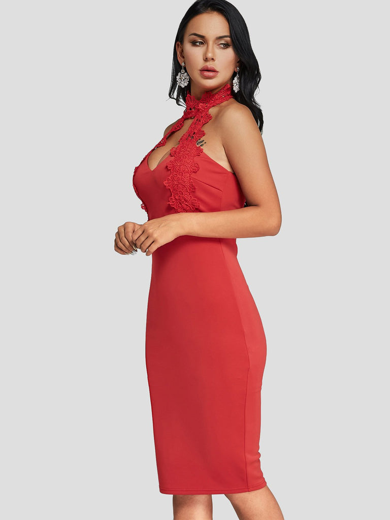 Ladies Red Bodycon Dresses