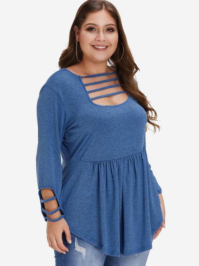 Ladies Plus Size Cotton Blouses