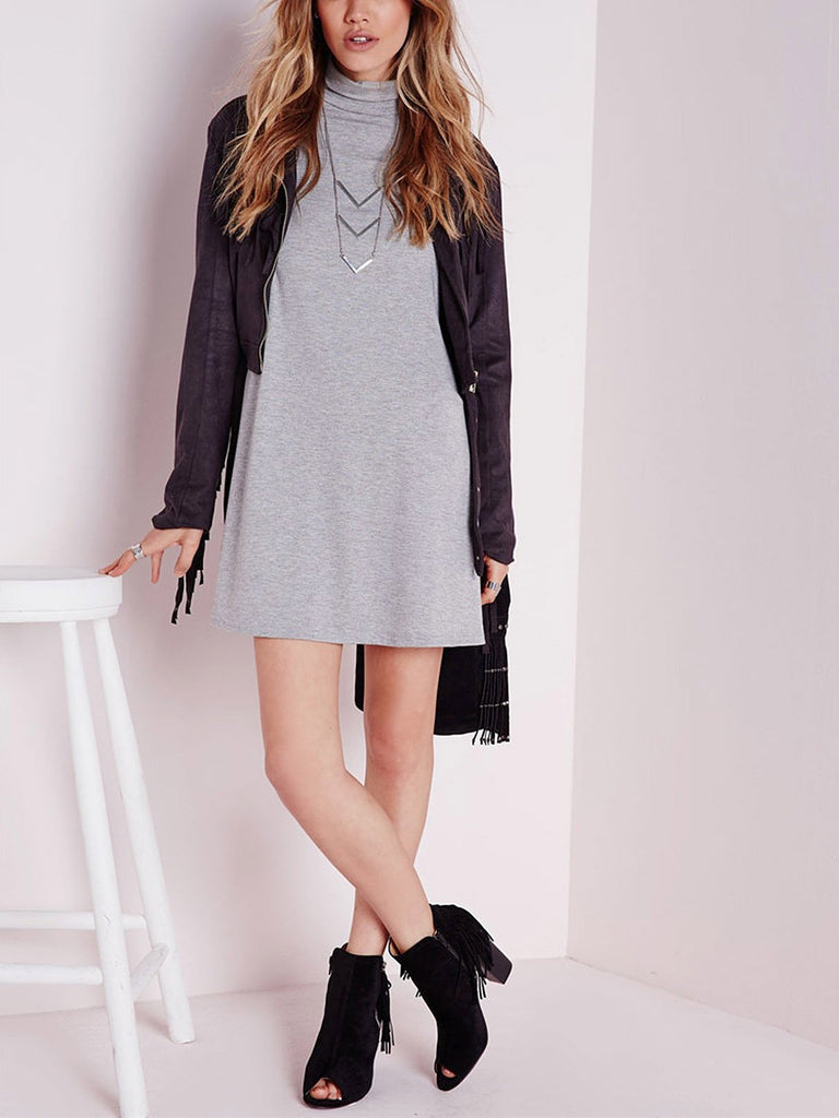 Ladies Long Sleeve Casual Dress