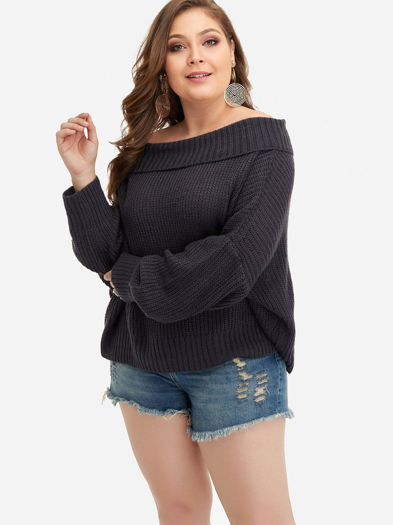 Ladies Off The Shoulder Plus Size Tops