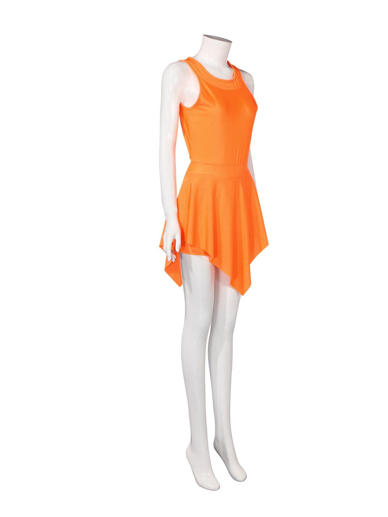 Ladies Orange Sexy Dresses