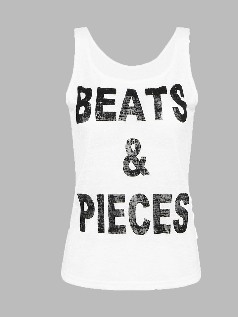 Tank Top With Letter Print