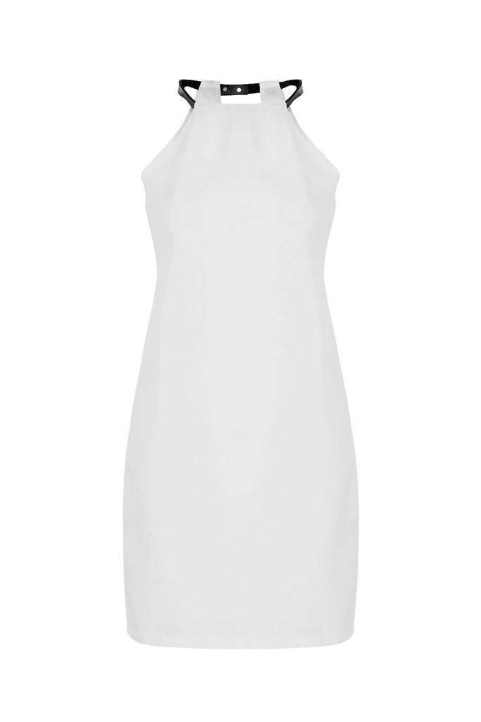 Cut Out White Casual Dresses