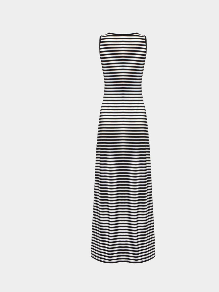 Womens Striped Maxi Dresses